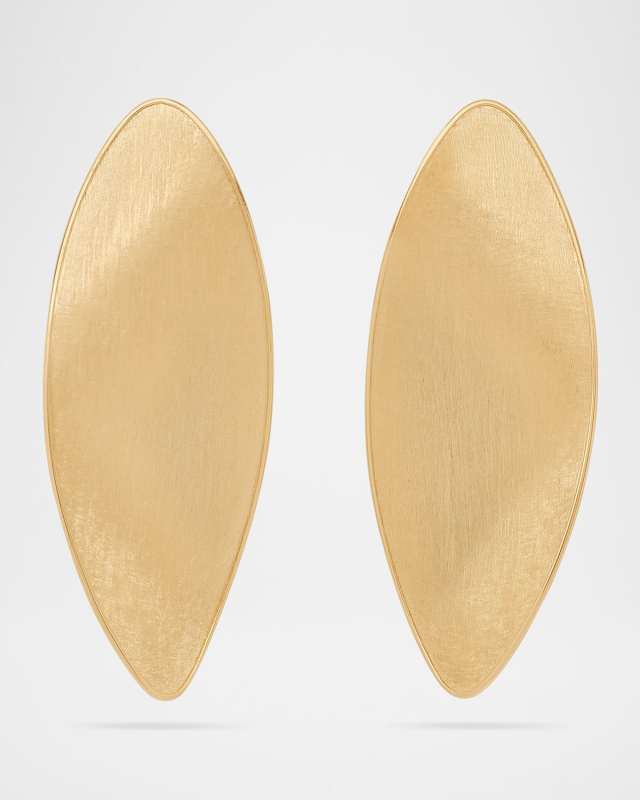 18K Yellow Gold Lunaria Large Stud Earrings